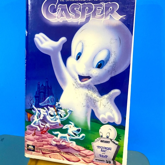 CASPER THE FRIENDLY GHOST VHS MOVIE VTG 2000 THE SPOOKTACULAR NEW ADVENTURES MCA - Picture 4 of 11